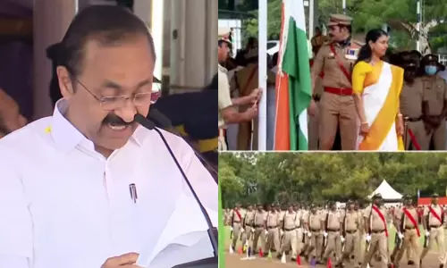 വന്ദേമാതരം ആലപിക്കാതെ സംസ്ഥാനത്ത് സ്വാതന്ത്ര്യ ദിനാഘോഷം: പ്രളയത്തിൽ ജീവൻ നഷ്ടമായവർക്ക് ആദരമർപ്പിച്ച് വി.ഡി സതീശൻ