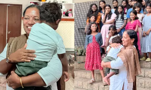 മൈലക്കൊമ്പ് മദർ ആൻഡ് ചൈൽഡ് ഫൗണ്ടേഷൻ സന്ദർശിച്ച് മന്ത്രി കെ.എ. തുളസി