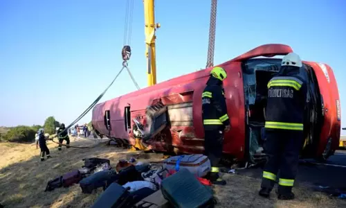 Hungary Bus Accident Hungary Bus Accident