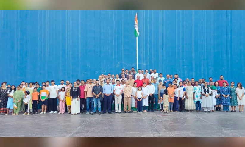 പ്രൗഢഗംഭീരമായി ഇന്ത്യയുടെ 80ാം സ്വാതന്ത്ര്യദിനാഘോഷം പ്രൗഢഗംഭീരമായി ഇന്ത്യയുടെ 80ാം സ്വാതന്ത്ര്യദിനാഘോഷം