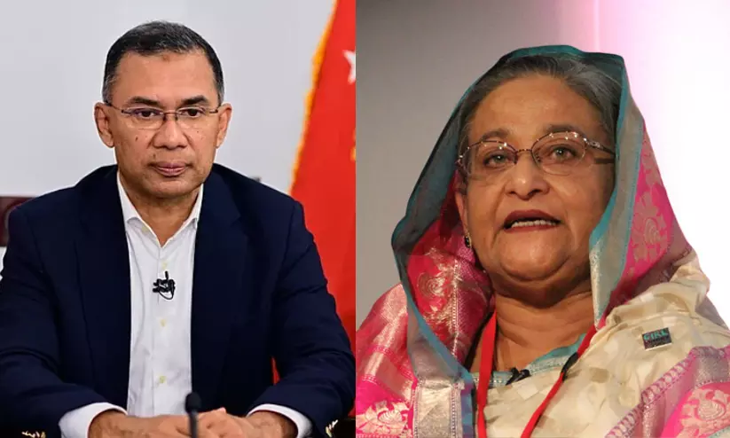 ‘ഹസീനയെയും ഒളിവിലെ കുറ്റവാളികളെയും കൈമാറണം’; താരിഖ് റഹ്മാന്റെ ഇന്ത്യാ സന്ദർശനത്തിന് ഉപാധിയുമായി ബംഗ്ലാദേശ് ‘ഹസീനയെയും ഒളിവിലെ കുറ്റവാളികളെയും കൈമാറണം’; താരിഖ് റഹ്മാന്റെ ഇന്ത്യാ സന്ദർശനത്തിന് ഉപാധിയുമായി ബംഗ്ലാദേശ്