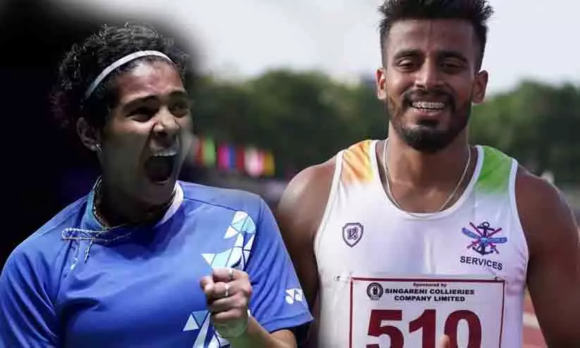 അർജുനത്തിളക്കത്തിൽ മലയാളികളായ അജ്മലും ട്രീസയും അർജുനത്തിളക്കത്തിൽ മലയാളികളായ അജ്മലും ട്രീസയും