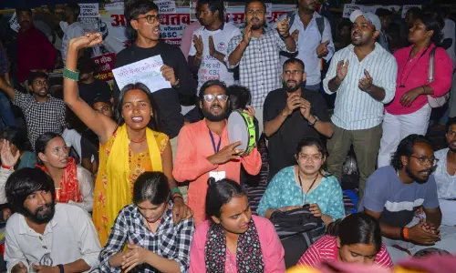 Jharkhand student protest