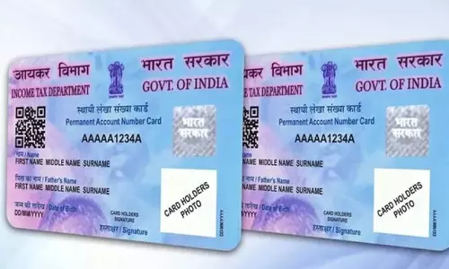 Indian PAN card template highlighting the breakdown of the 10-digit alphanumeric code, showing individual status letter and check digit