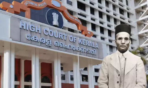 Kerala High Court building where petition on teacher suspension over Savarkar quiz was heard Kerala High Court building where petition on teacher suspension over Savarkar quiz was heard