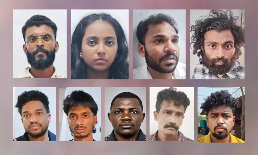രണ്ടുപേരിൽ തുടങ്ങിയ അന്വേഷണം, പിടിയിലായത് കേരളത്തിലെ ഏറ്റവും വലിയ എം.ഡി.എം.എ റാക്കറ്റ്; പ്രതികൾ ലക്ഷ്യമിട്ടത് മയക്കുമരുന്ന് ഡോണുകളായി വളരാൻ രണ്ടുപേരിൽ തുടങ്ങിയ അന്വേഷണം, പിടിയിലായത് കേരളത്തിലെ ഏറ്റവും വലിയ എം.ഡി.എം.എ റാക്കറ്റ്; പ്രതികൾ ലക്ഷ്യമിട്ടത് മയക്കുമരുന്ന് ഡോണുകളായി വളരാൻ