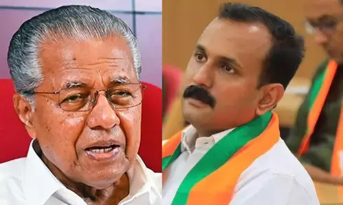 പിണറായി വിജയൻ ഉളുപ്പുണ്ടെങ്കിൽ പ്രതിപക്ഷ നേതാവ് സ്ഥാനം ഒഴിയണം -ഷോൺ ജോർജ്