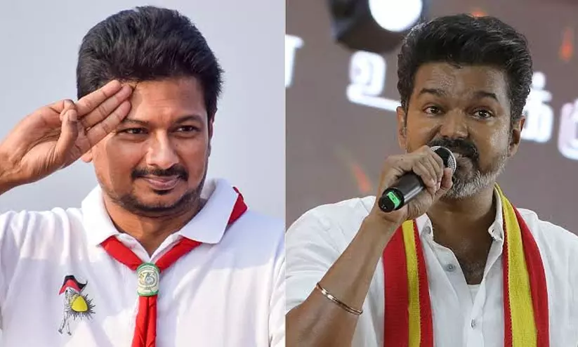 Udhayanidhi Stalin TVK Vijay Udhayanidhi Stalin TVK Vijay