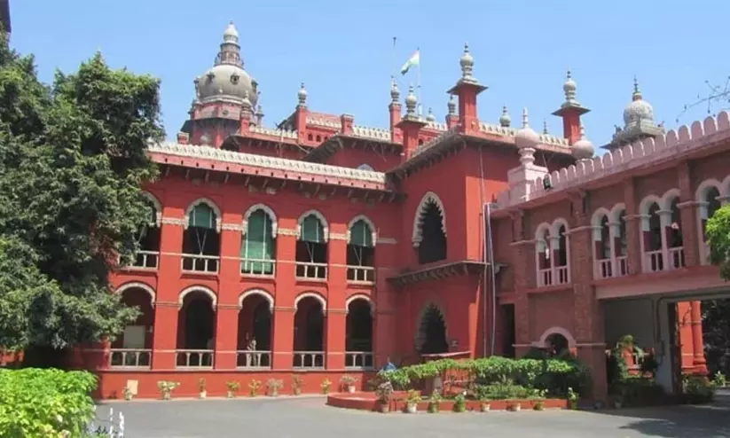 Madras High Court building representing the verdict upholding Speakers decision on 21 AIADMK MLAs Madras High Court building representing the verdict upholding Speakers decision on 21 AIADMK MLAs