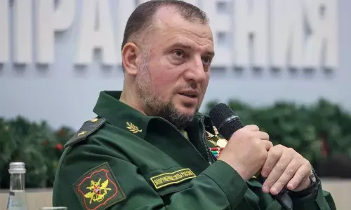Senior Russian Lieutenant General Apti Alaudinov issuing a strategic warning over Middle East conflict and Israel.