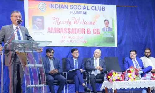 ഇന്ത്യൻ അംബാസഡർക്കും കോണ്‍സൽ ജനറലിനും ഫുജൈറയിൽ ഗംഭീര സ്വീകരണം
