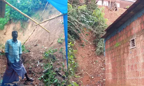 തുടർച്ചയായ മണ്ണിടിച്ചിൽ; വെള്ളമുണ്ടയിൽ ഭീതിയോടെ ആദിവാസി കുടുംബങ്ങൾ