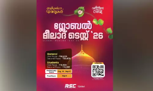 ആർ.എസ്.സി മീലാദ് ടെസ്റ്റിന് തുടക്കം
