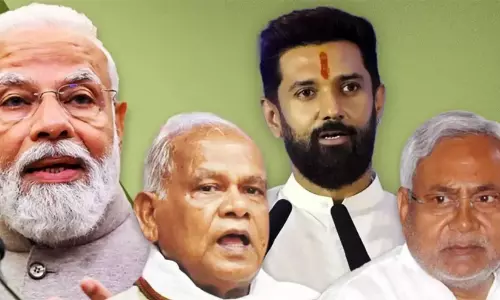 Bihar NDA alliance leaders advocating for reservation protection and 9th schedule inclusion.