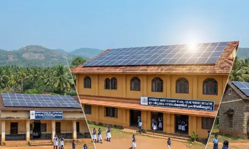 മൂന്ന് സർക്കാർ സ്കൂളുകൾ ഇനി സൗരോർജത്തിൽ പ്രവർത്തിക്കും മൂന്ന് സർക്കാർ സ്കൂളുകൾ ഇനി സൗരോർജത്തിൽ പ്രവർത്തിക്കും