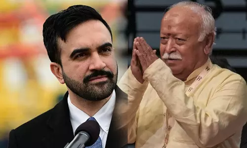 ആർ.എസ്.എസ് റാലിക്കെതിരെ സൊഹ്റാൻ മംദാനി; ‘ന്യൂയോർക്കിൽ മോഹൻ ഭാഗവത് പങ്കെടുക്കുന്ന പരിപാടിയെ പിന്തുണക്കില്ല’ ആർ.എസ്.എസ് റാലിക്കെതിരെ സൊഹ്റാൻ മംദാനി; ‘ന്യൂയോർക്കിൽ മോഹൻ ഭാഗവത് പങ്കെടുക്കുന്ന പരിപാടിയെ പിന്തുണക്കില്ല’