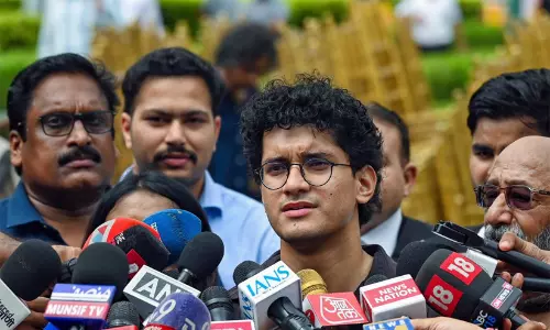 CJP spokesperson Saurav Das and Union Minister Kiren Rijiju involved in debate over patriarchy remarks.