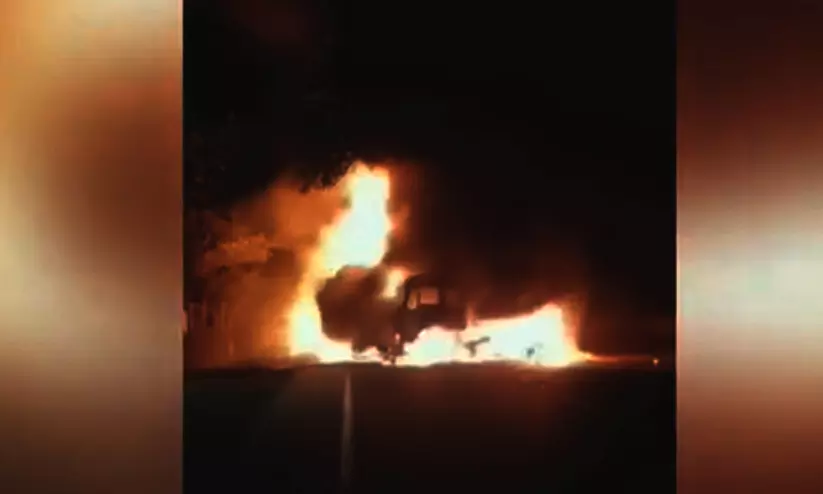 vehicle fire vehicle fire
