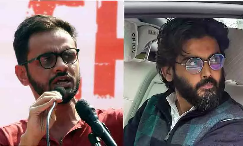Activists Umar Khalid and Sharjeel Imam representing Delhi riots case bail proceedings in High Court. Activists Umar Khalid and Sharjeel Imam representing Delhi riots case bail proceedings in High Court.