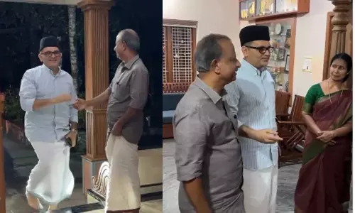 ഓണത്തിന് പ്രിയ സുഹൃത്തിന്റെ വീട്ടിലെത്തി മുനവ്വറലി ശിഹാബ് തങ്ങൾ; സമൂഹ മാധ്യമങ്ങളിൽ വൈറലായി വിഡിയോ