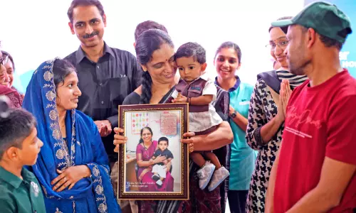 ഗർഭപാത്രത്തിൽ ഹൃദയ ശസ്ത്രക്രിയ; കുഞ്ഞിന്റെ ഒന്നാം പിറന്നാൾ പ്രിയ ഡോക്ടർമാർക്കൊപ്പം ഗർഭപാത്രത്തിൽ ഹൃദയ ശസ്ത്രക്രിയ; കുഞ്ഞിന്റെ ഒന്നാം പിറന്നാൾ പ്രിയ ഡോക്ടർമാർക്കൊപ്പം