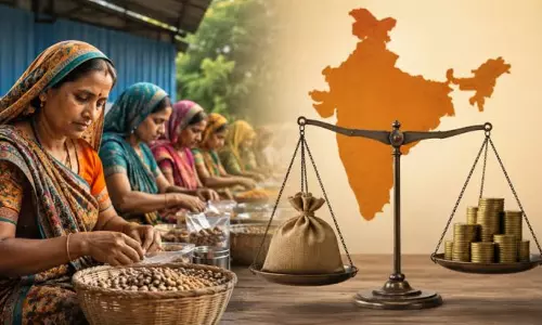Women working in Gujarat cooperative sector representing news on NCDC central funding
