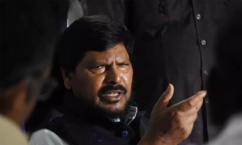 Union Minister Ramdas Athawale speaking on Marathi language rule for auto and taxi drivers in Mumbai. Union Minister Ramdas Athawale speaking on Marathi language rule for auto and taxi drivers in Mumbai.