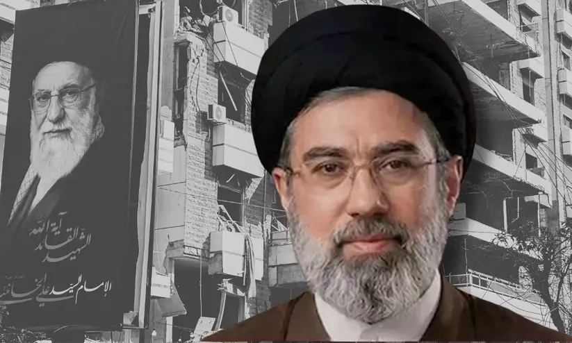 Iran Supreme Leader Mojtaba Khamenei representing Middle East diplomatic relations and unity message. Iran Supreme Leader Mojtaba Khamenei representing Middle East diplomatic relations and unity message.