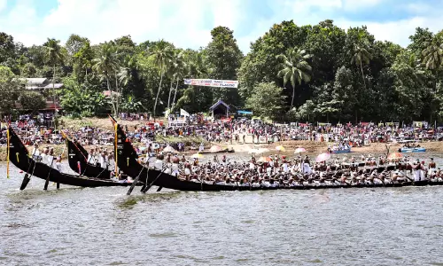 ആറന്മുള ഉത്രട്ടാതി ജലമേള; കോറ്റാത്തൂരിന് ഹാട്രിക് വിജയം; മേലുകരക്ക് തുടർച്ചയായ രണ്ടാം ജയം