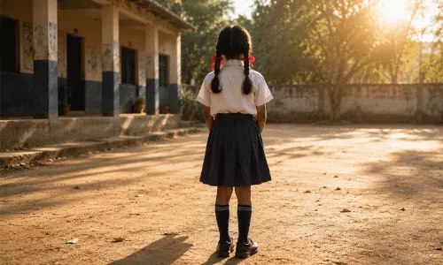 പുസ്തകം കൊണ്ടുവരാൻ മറന്നതിന് ശിക്ഷയായി വെയിലത്ത് നിർത്തി; ഡൽഹിയിൽ 10 വയസുകാരി ചികിത്സക്കിടെ മരിച്ചു പുസ്തകം കൊണ്ടുവരാൻ മറന്നതിന് ശിക്ഷയായി വെയിലത്ത് നിർത്തി; ഡൽഹിയിൽ 10 വയസുകാരി ചികിത്സക്കിടെ മരിച്ചു