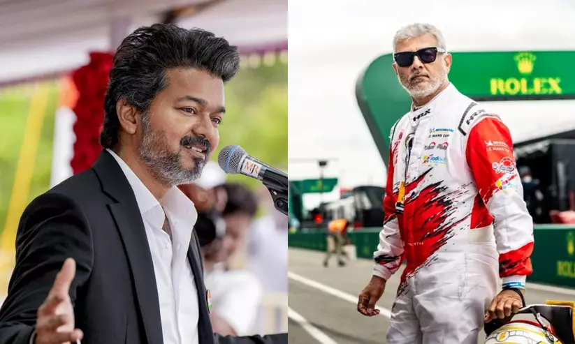 തമിഴ്നാട് സർക്കാരിന്റെ ചെറിയൊരു ചുവടുവെപ്പ്, ഇന്ത്യൻ മോട്ടോർസ്പോർട്സിന്റെ വലിയൊരു കുതിച്ചുചാട്ടം; മുഖ്യമന്ത്രി വിജയ്ക്ക് പ്രശംസ അറിയിച്ച് അജിത് കുമാർ തമിഴ്നാട് സർക്കാരിന്റെ ചെറിയൊരു ചുവടുവെപ്പ്, ഇന്ത്യൻ മോട്ടോർസ്പോർട്സിന്റെ വലിയൊരു കുതിച്ചുചാട്ടം; മുഖ്യമന്ത്രി വിജയ്ക്ക് പ്രശംസ അറിയിച്ച് അജിത് കുമാർ