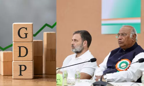 ജി.ഡി.പി വളർച്ചയിലെ പെരുപ്പം: ചോദ്യങ്ങളുമായി കോൺഗ്രസ്