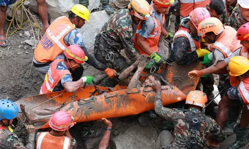 Nepal Tunnel rescue