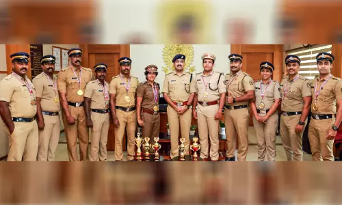 കേരള പൊലീസ് സ്റ്റേറ്റ് മീറ്റ് വെയ്റ്റ് ലിഫ്റ്റിങ് ആൻറ് പവർ ലിഫ്റ്റിങ്; ഏഴ് സ്വർണവുമായി തൃശൂർ സിറ്റി പൊലീസ്