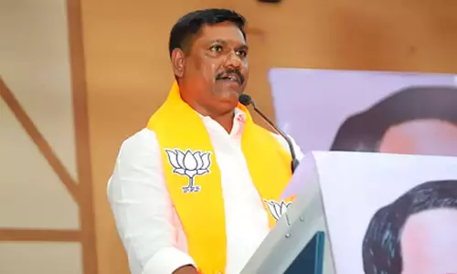BJP newly appointed national secretary from Tamil Nadu, M Venkatesan,