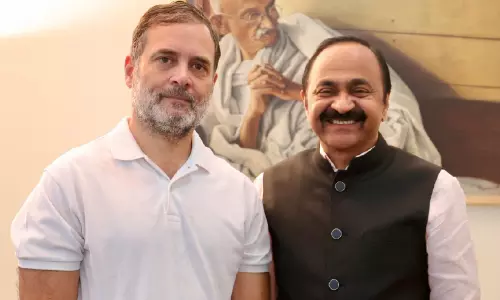 VD Satheesan and Rahul Gandhi