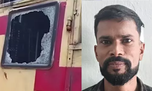 വേഗതയില്ലെന്ന്; ചുരത്തിൽ കെ.എസ്.ആർ.ടി.സി ബസിൽ യുവാവിന്റെ പരാക്രമം