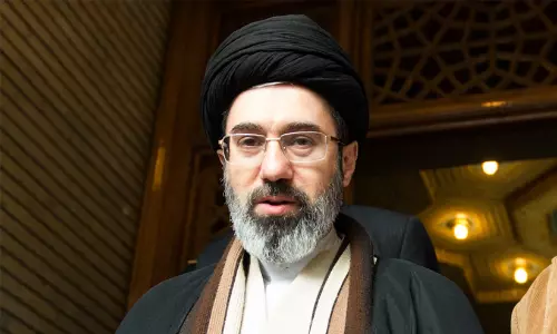 Iran’s Supreme Leader Mojtaba Khamenei, who has been linked to two luxury London penthouses now in receivership.