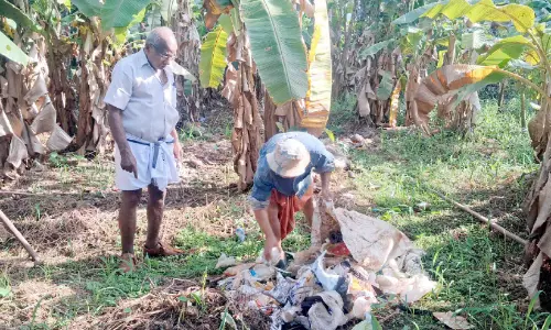 പ്രളയത്തിന്റെ ബാക്കിപത്രം: കുറ്റൂർ നിവാസികൾക്ക് തലവേദനയായി പ്ലാസ്റ്റിക് മാലിന്യം പ്രളയത്തിന്റെ ബാക്കിപത്രം: കുറ്റൂർ നിവാസികൾക്ക് തലവേദനയായി പ്ലാസ്റ്റിക് മാലിന്യം