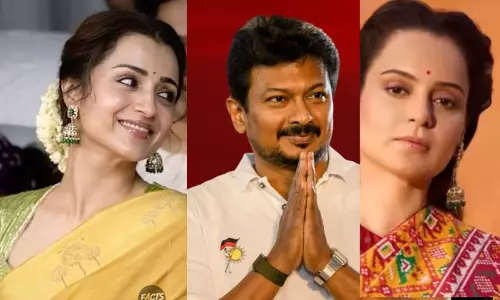 സ്ത്രീകളെ തളർത്താൻ എപ്പോഴും ‘സ്വഭാവഹത്യ’യാണ് ആയുധം; തൃഷ-ഉദയനിധി സ്റ്റാലിൻ വിവാദത്തിൽ കങ്കണ റാവത്ത് സ്ത്രീകളെ തളർത്താൻ എപ്പോഴും ‘സ്വഭാവഹത്യ’യാണ് ആയുധം; തൃഷ-ഉദയനിധി സ്റ്റാലിൻ വിവാദത്തിൽ കങ്കണ റാവത്ത്