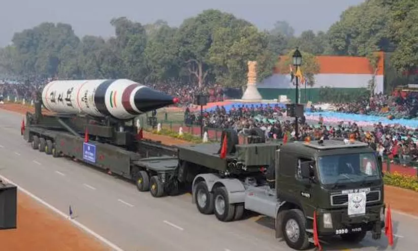 ഇന്ത്യയുടെ ആണവശേഖരത്തിൽ 190 പോർമുനകളെന്ന് റിപ്പോർട്ട് ഇന്ത്യയുടെ ആണവശേഖരത്തിൽ 190 പോർമുനകളെന്ന് റിപ്പോർട്ട്