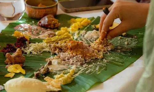 Guests gathered at a wedding venue in Kottayam after the catering service failed to turn up with food Guests gathered at a wedding venue in Kottayam after the catering service failed to turn up with food