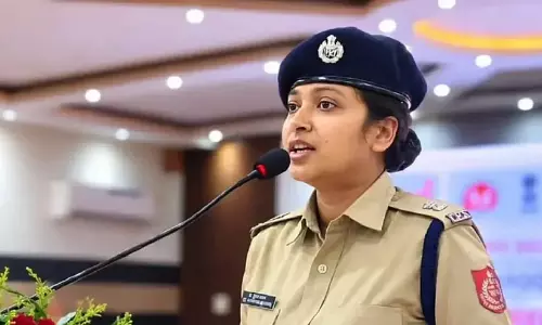 West Bengal cadre IPS officer Bushra Bano in uniform.