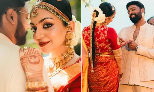 നടിയും ഇൻഫ്ലുവൻസറുമായ അഹാന കൃഷ്ണ വിവാഹിതയായി, വരൻ നിമിഷ് രവി
