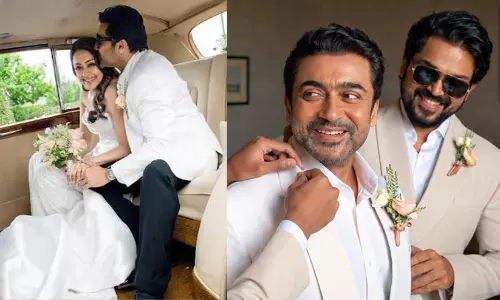 20 വർഷങ്ങൾക്ക്ശേഷം വീണ്ടും വിവാഹിതരായി സൂര്യയും ജ്യോതികയും; ക്രിസ്ത്യൻ ആചാരപ്രകാരമുള്ള ആഘോഷത്തിന്റെ വിഡിയോ വൈറൽ 20 വർഷങ്ങൾക്ക്ശേഷം വീണ്ടും വിവാഹിതരായി സൂര്യയും ജ്യോതികയും; ക്രിസ്ത്യൻ ആചാരപ്രകാരമുള്ള ആഘോഷത്തിന്റെ വിഡിയോ വൈറൽ