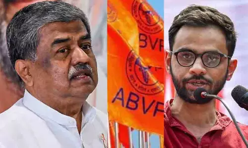 ദേശസ്നേഹിയായ ഉമർ ഖാലിദിനെതിരെ പറയാൻ ഗോഡ്സെ ആരാധകരായ എ.ബി.വി.പിക്ക് അവകാശമില്ല -കോൺഗ്രസ് കർണാടക പ്രസിഡന്റ് ബി.കെ. ഹരിപ്രസാദ്