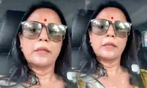മഹുവ മൊയ്ത്രക്കുനേരെ ബിജെപി പ്രവർത്തകരുടെ മുട്ടയേറ്; പൊലീസിനെതിരെ രൂക്ഷ വിമർശനവുമായി എം.പി, കോടതി സുരക്ഷാ ഉത്തരവുകൾ കാറ്റിൽപ്പറത്തി