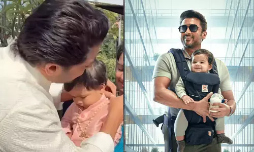 ‘വിശ്വനാഥ് ആൻഡ് സൺസി’ലെ തന്‍റെ മകന് സ്വർണച്ചെയിൻ സമ്മാനിച്ച് സൂര്യ