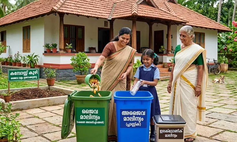 വീടുകളിലെ ഉറവിട മാലിന്യ സംസ്കരണം: എന്റെ മാലിന്യം എന്റെ ഉത്തരവാദിത്തം വീടുകളിലെ ഉറവിട മാലിന്യ സംസ്കരണം: എന്റെ മാലിന്യം എന്റെ ഉത്തരവാദിത്തം