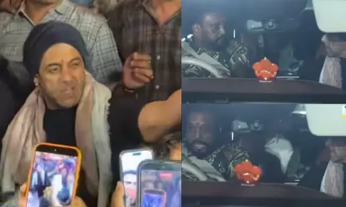 ഗണേശോത്സവത്തിനിടയിൽ ആരാധകന്‍റെ കാലിലൂടെ കാർ കയറി ഇറങ്ങി; സ്വന്തം ഡ്രൈവറെ അടിച്ച് സൽമാൻ ഖാൻ
